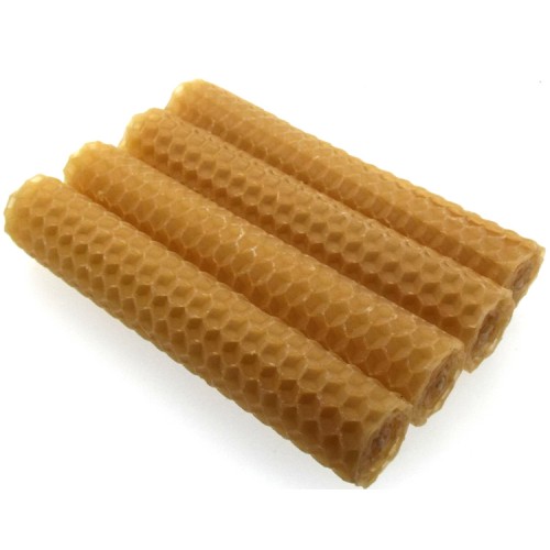 1 x Natural Beeswax Candle 4 Inch